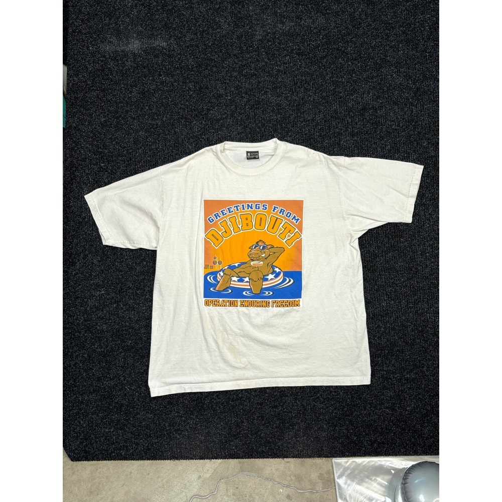 Gear For Sports Djibouti Operation Enduring Freedom Graphic T-Shirt White XXL
